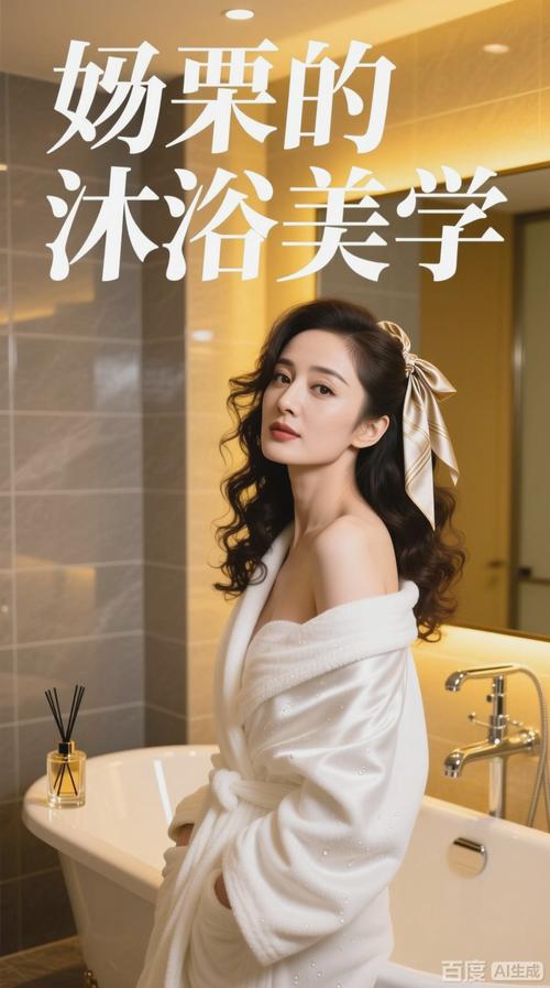 杨幂浴袍秀事业线永久免费开放，网友：无任何限制