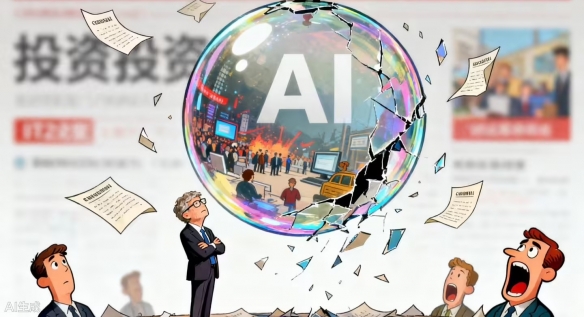 比尔·盖茨:人工智能行业正处于泡沫阶段,投资风险或变成无底洞
比尔·盖茨:人工智能行业正处于泡沫阶段,投资风险或变成无底洞