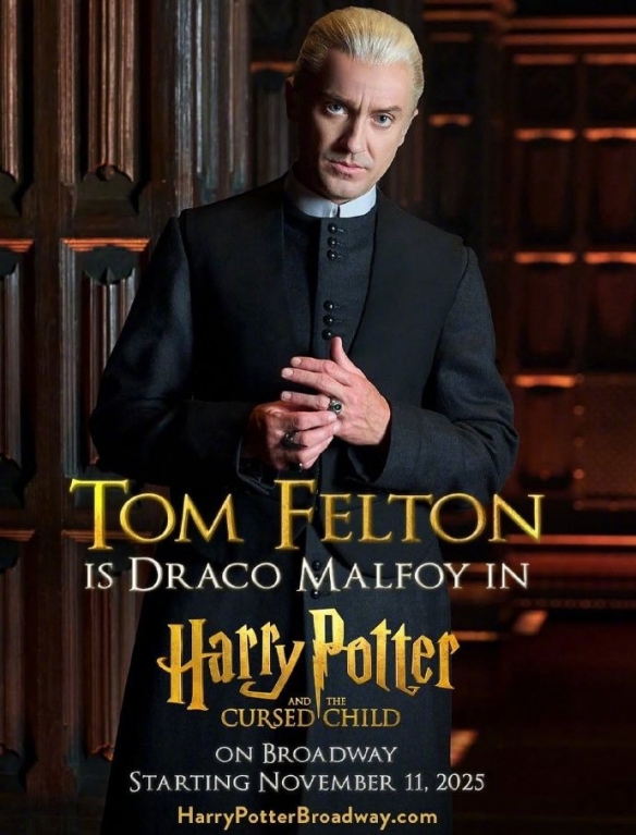 汤姆·费尔顿再度登上舞台,饰演德拉科·马尔福!官方首映拍摄片段正式公布
汤姆·费尔顿再度登上舞台,饰演德拉科·马尔福!官方首映拍摄片段正式公布