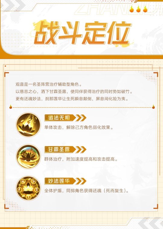 《西游：笔绘西行》绽若莲华观音菩萨人物简介