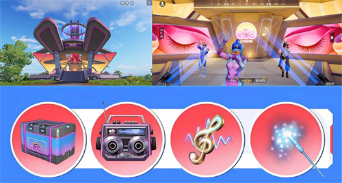 让我们一同释放多巴胺，尽情狂欢跳舞！《和平精英》联动EDC_China空投节电音派对限时开启！