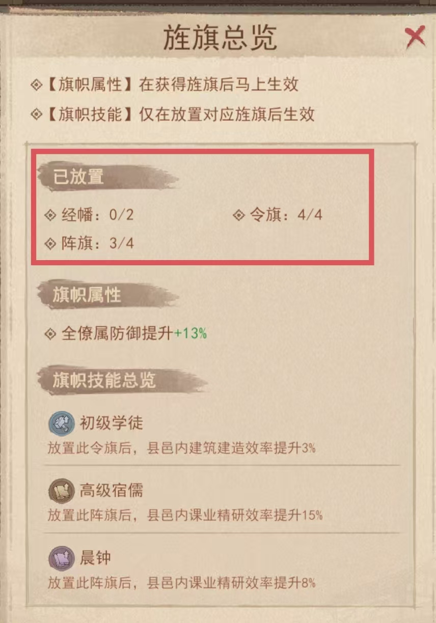 《这城有良田》旌旗（令旗、阵旗、经幡）全面攻略