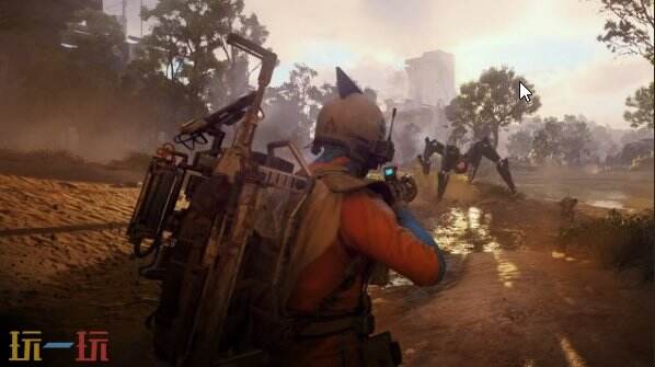 《ARC Raiders》采用创新的视觉反馈机制，省去了传统用户界面，直接通过物理现象传达战斗信息。