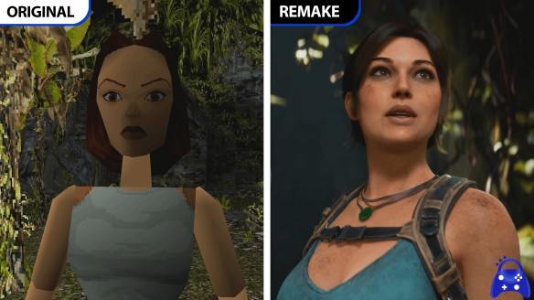 《古墓丽影》重制版与原始版本的对比：更具魅力的丰盈胸部和迷人臀线！