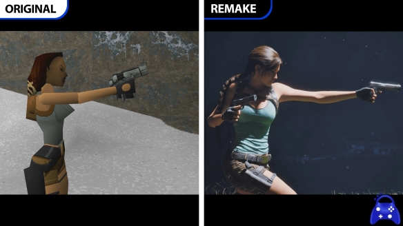 《古墓丽影》重制版与原始版本的对比：更具魅力的丰盈胸部和迷人臀线！