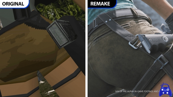 《古墓丽影》重制版与原始版本的对比：更具魅力的丰盈胸部和迷人臀线！