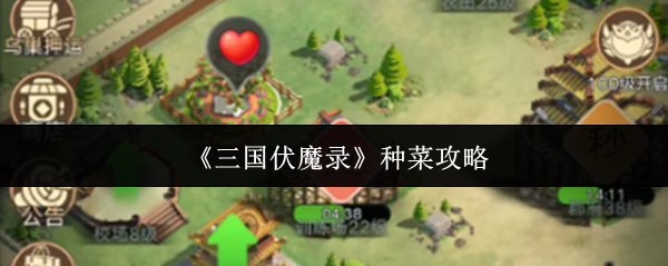 《三国伏魔录》中的种菜技巧详解