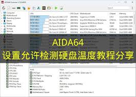 aida64如何配置以实现硬盘温度检测的开启-AIDA64如何设置以便检测硬盘温度