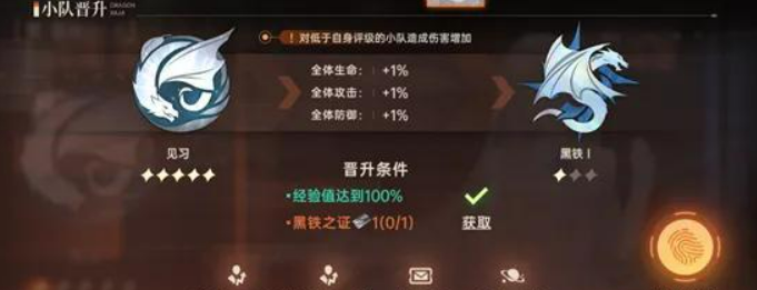 《龙族：卡塞尔之门》中关于队伍评级的段位体系介绍