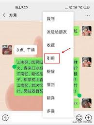 微信的引用功能包括哪些内容？它具备哪些具体作用？

