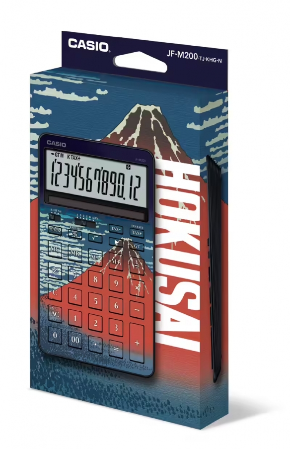 卡西欧发布了以日本浮世绘大师葛饰北斋的杰作为主题的限量计算器 卡西欧发布了以日本浮世绘大师葛饰北斋的杰作为主题的限量计算器