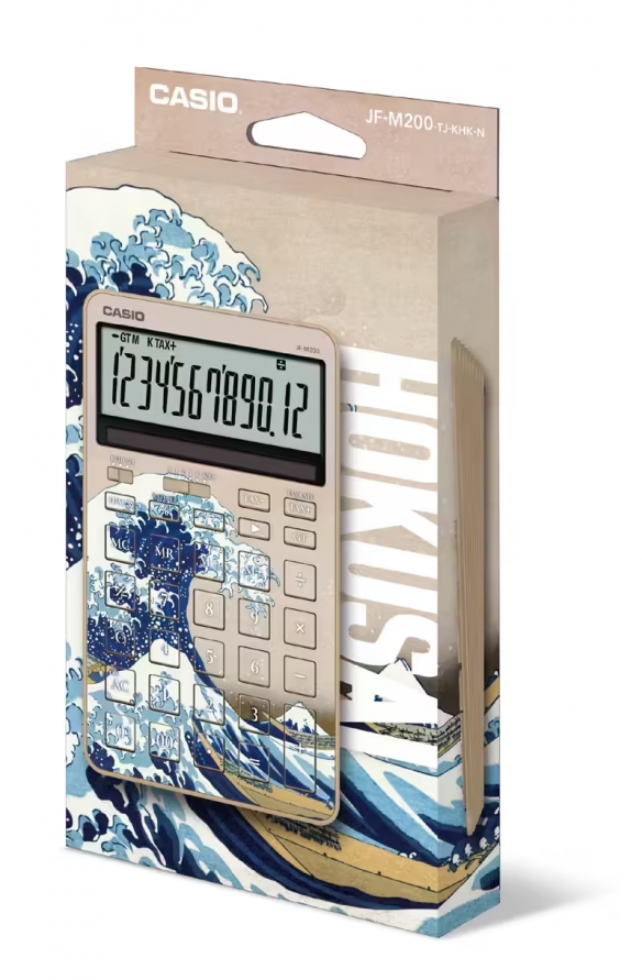 卡西欧发布了以日本浮世绘大师葛饰北斋的杰作为主题的限量计算器 卡西欧发布了以日本浮世绘大师葛饰北斋的杰作为主题的限量计算器