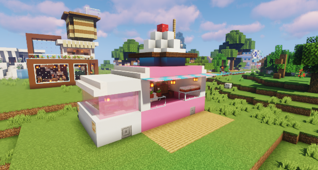 《我的世界：移动版》冰淇淋车的改造详细方案