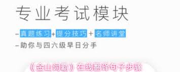 金山词霸在句子翻译方面的操作流程是怎样的？-探索金山词霸实现句子翻译的方法
