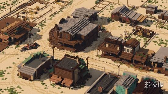 在《我的世界》中，玩家成功复现了《荒野大镖客：救赎2》中的犰狳镇！