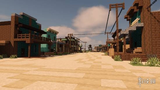 在《我的世界》中，玩家成功复现了《荒野大镖客：救赎2》中的犰狳镇！