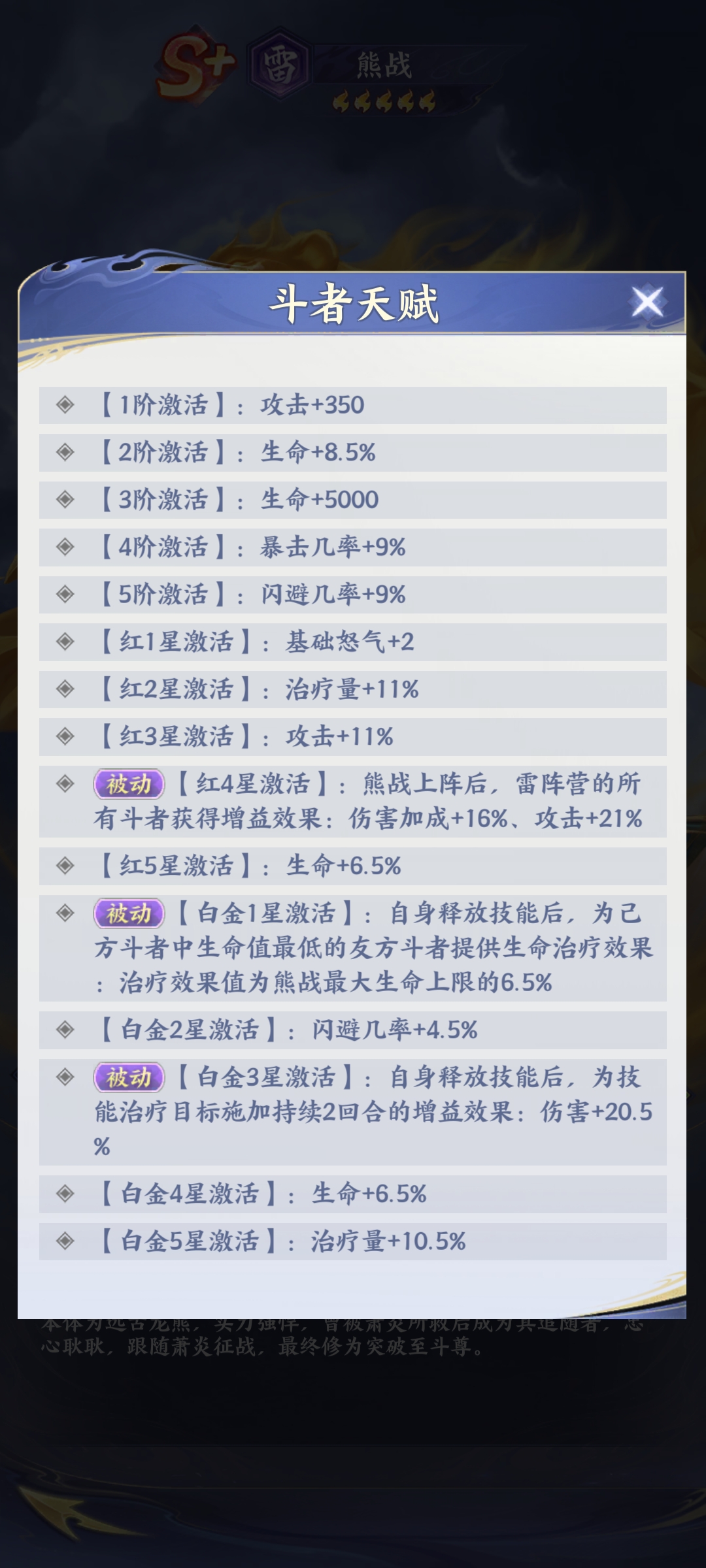 《斗破苍穹》中的熊战角色在战斗中的表现及其强度分析