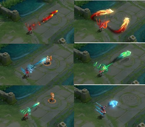 关于王者荣耀中敖隐赤刃凌霄皮肤的技能效果详细解读