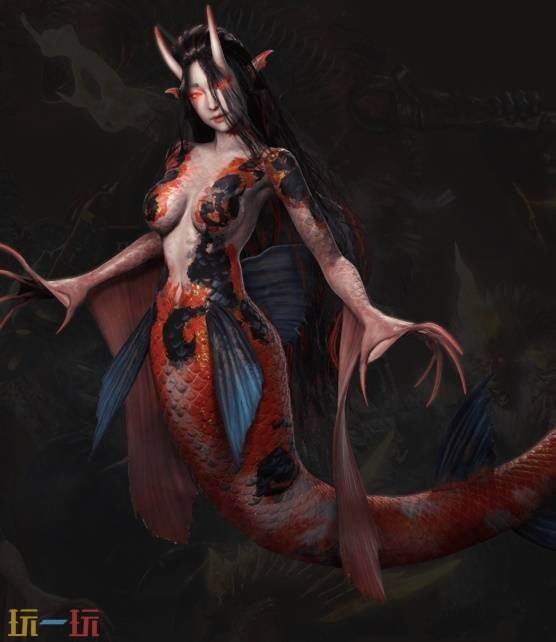 关于《仁王3》中的人鱼妖怪，图鉴详解