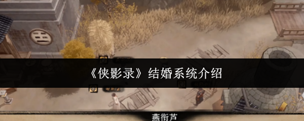 《侠影录》中的婚姻系统分析