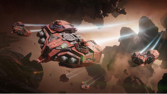 《星际猎人》中的天玑护航艇突如其来，鱼雷攻击瞬间席卷战场！