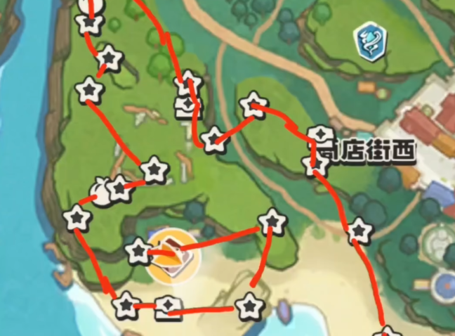 《洛克王国：世界》商店街西部位置指南