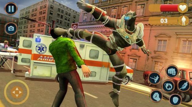 超级英雄黑豹机器人中文版