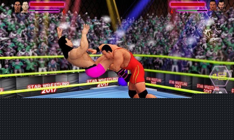 世界拳击手摔跤比赛