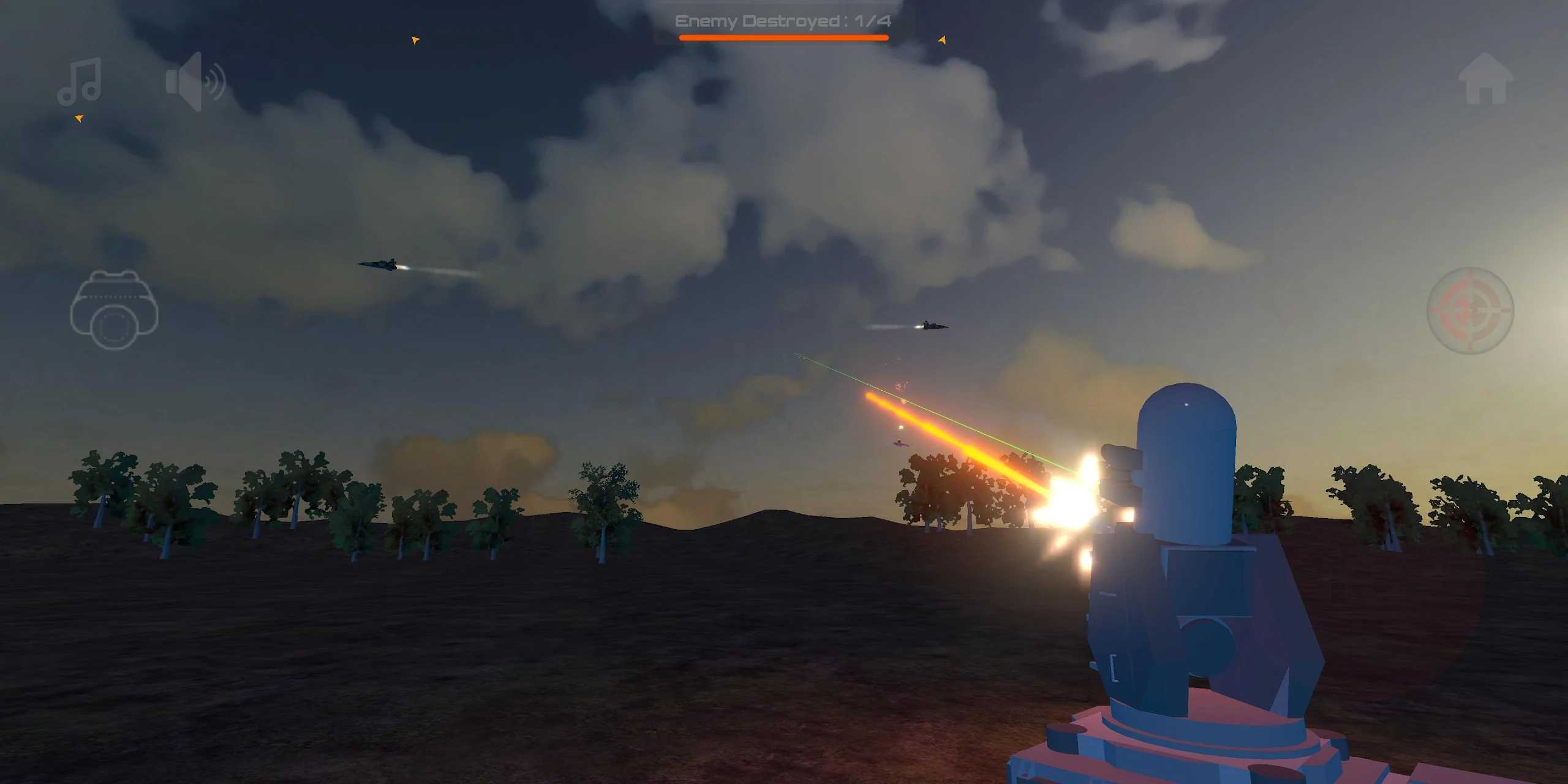 路基密集阵防空模拟器