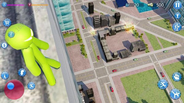 绿色火柴人城市英雄最新版