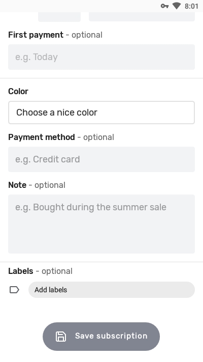 Subscriptions官网版