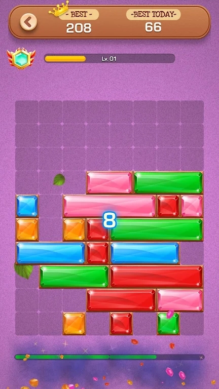 降落的三色方块免费版