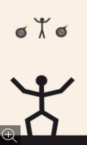 画线守护火柴人