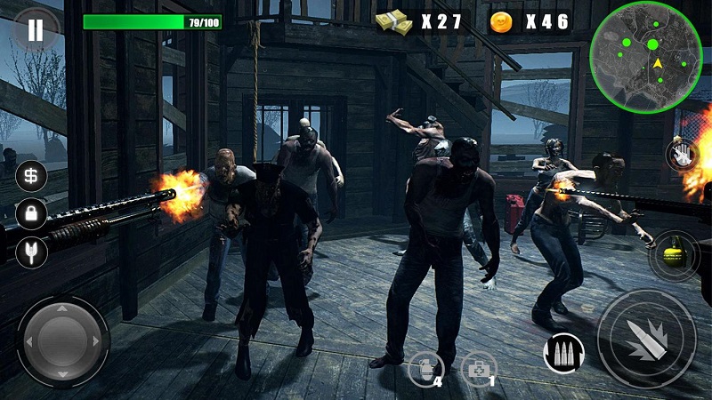 僵尸狙击手射击